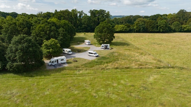 Kingston Lacy Motorhome Site, Dorset